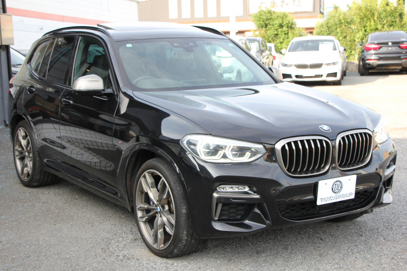 BMW X3 M40d ｾﾚｸﾄP 326馬力【特選車】3.0Lﾃﾞｨｰｾﾞﾙﾀｰﾎﾞﾊﾟﾉﾗﾏｻﾝﾙｰﾌ 全席ﾋｰﾀｰ黒革  ﾊｰﾏﾝｶｰﾄﾞﾝｻｳﾝﾄﾞHUD ﾘｱｼｰﾄ可倒調整 専用21AW Mｽﾎﾟｰﾂﾃﾞﾌ&ﾌﾞﾚｰｷ 追従ACC ｽﾃｱﾘﾝｸﾞｻﾎﾟｰﾄ ﾀｯﾁ画面HDDﾅﾋﾞTV 360度ｶﾒﾗ ｱﾝﾋﾞｴﾝﾄﾗｲﾄ 電動ﾄﾗﾝｸ 2年保証