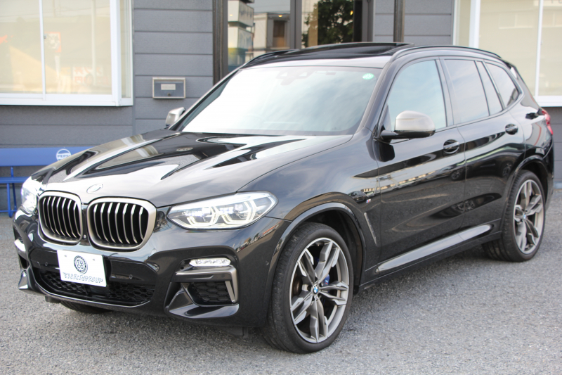 BMW X3 M40d ｾﾚｸﾄP 326馬力【特選車】3.0Lﾃﾞｨｰｾﾞﾙﾀｰﾎﾞﾊﾟﾉﾗﾏｻﾝﾙｰﾌ 全席ﾋｰﾀｰ黒革  ﾊｰﾏﾝｶｰﾄﾞﾝｻｳﾝﾄﾞHUD ﾘｱｼｰﾄ可倒調整 専用21AW Mｽﾎﾟｰﾂﾃﾞﾌ&ﾌﾞﾚｰｷ 追従ACC ｽﾃｱﾘﾝｸﾞｻﾎﾟｰﾄ ﾀｯﾁ画面HDDﾅﾋﾞTV 360度ｶﾒﾗ ｱﾝﾋﾞｴﾝﾄﾗｲﾄ 電動ﾄﾗﾝｸ 2年保証