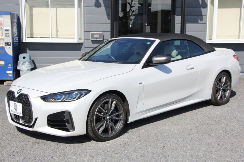 BMW 4シリーズ M440i Xdrive ｶﾌﾞﾘｵﾚ ｺﾝﾌｫｰﾄP 4WD 1ｵﾅ ｱﾝｿﾗｼﾞｯﾄｼﾙﾊﾞｰｿﾌﾄﾄｯﾌﾟ真珠色 ｵｲｽﾀｰﾚｻﾞｰ ｴｱｶﾗｰ ﾚｰｻﾞｰﾗｲﾄ ﾊｰﾏﾝｶｰﾄﾞﾝ 直6ﾀｰﾎﾞ387馬力 可変Mｻｽ 専用ﾌﾞﾚｰｷ&ﾃﾞﾌ BMWﾗｲﾌﾞｺｯｸﾋﾟｯﾄ Applecarplay対応 HDDﾅﾋﾞ360度ｶﾒﾗ HUD 2年保証
