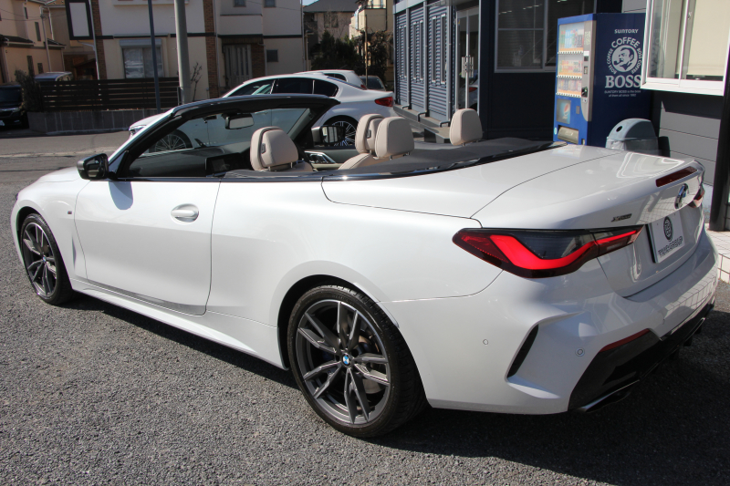 BMW 4シリーズ M440i Xdrive ｶﾌﾞﾘｵﾚ ｺﾝﾌｫｰﾄP 4WD 1ｵﾅ ｱﾝｿﾗｼﾞｯﾄｼﾙﾊﾞｰｿﾌﾄﾄｯﾌﾟ真珠色 ｵｲｽﾀｰﾚｻﾞｰ ｴｱｶﾗｰ ﾚｰｻﾞｰﾗｲﾄ ﾊｰﾏﾝｶｰﾄﾞﾝ 直6ﾀｰﾎﾞ387馬力 可変Mｻｽ 専用ﾌﾞﾚｰｷ&ﾃﾞﾌ BMWﾗｲﾌﾞｺｯｸﾋﾟｯﾄ Applecarplay対応 HDDﾅﾋﾞ360度ｶﾒﾗ HUD 2年保証
