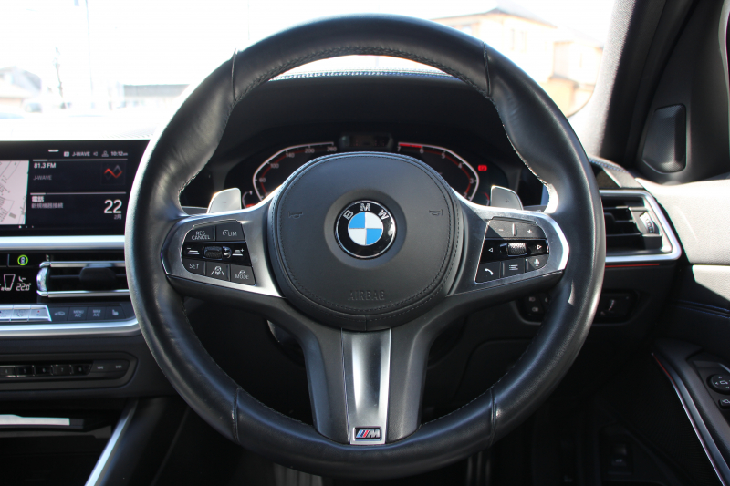BMW 3シリーズ 320i Mｽﾎﾟｰﾂ ﾃﾞﾋﾞｭｰ&ｺﾝﾌｫｰﾄP ﾋｰﾀｰ黒革 19AW Pｱｼｽﾄﾌﾟﾗｽ 360度ｶﾒﾗ BMWﾗｲﾌﾞｺｯｸﾋﾟｯﾄﾞﾀｯﾁﾊﾟﾈﾙ対応ﾅﾋﾞApplecarplay対応 電動ﾄﾗﾝｸ LEDﾍｯﾄﾞﾗｲﾄ LEDﾌｫｸﾞPｱｼｽﾄ 後退ｱｼｽﾄ Dｱｼｽﾄﾌﾟﾛ 追従ACC ｽﾃｱﾘﾝｸﾞｻﾎﾟｰﾄ 2年保証