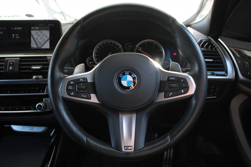 BMW X3 Xdrive20d Mｽﾎﾟｰﾂ ﾊｲﾗｲﾝ 全席ﾋｰﾀｰ茶革 HUD ｱﾝﾋﾞｴﾝﾄﾗｲﾄ ﾘｱｼｰﾄ可倒調整 ｵﾌﾟｼｮﾝ20AW LEDﾍｯﾄﾞﾗｲﾄ 追従ACC ｽﾃｱﾘﾝｸﾞｻﾎﾟｰﾄ ﾀｯﾁ画面HDDﾅﾋﾞ360度ｶﾒﾗ 電動ﾄﾗﾝｸ 液晶ﾒｰﾀｰ 2年保証
