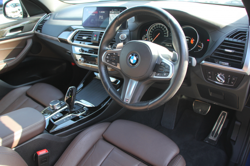 BMW X3 Xdrive20d Mｽﾎﾟｰﾂ ﾊｲﾗｲﾝ 全席ﾋｰﾀｰ茶革 HUD ｱﾝﾋﾞｴﾝﾄﾗｲﾄ ﾘｱｼｰﾄ可倒調整 ｵﾌﾟｼｮﾝ20AW LEDﾍｯﾄﾞﾗｲﾄ 追従ACC ｽﾃｱﾘﾝｸﾞｻﾎﾟｰﾄ ﾀｯﾁ画面HDDﾅﾋﾞ360度ｶﾒﾗ 電動ﾄﾗﾝｸ 液晶ﾒｰﾀｰ 2年保証