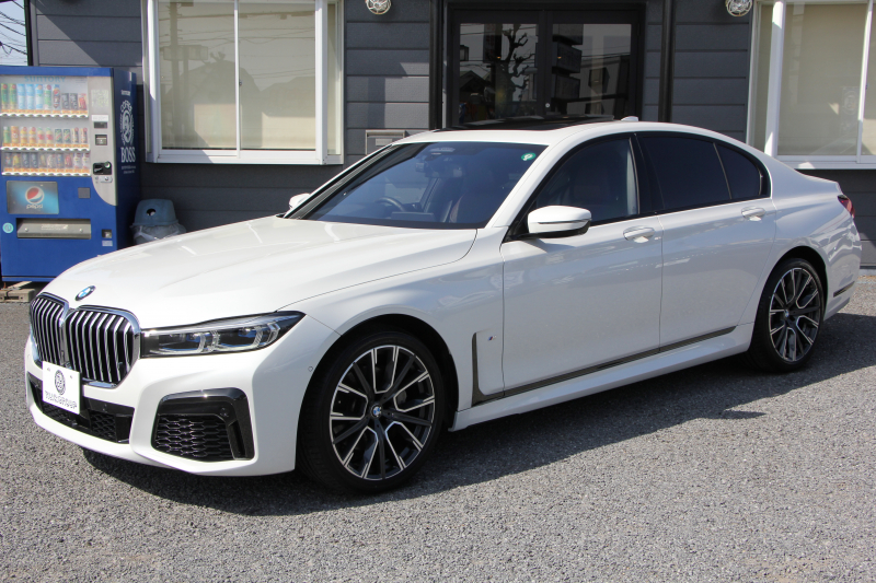 BMW 7シリーズ 740i Mｽﾎﾟｰﾂ ｲﾉﾍﾞｰｼｮﾝP 後期☆期間限定掲載 特選車☆ｻﾝﾙｰﾌ ﾚｰｻﾞｰﾗｲﾄ ﾓｶﾅｯﾊﾟﾚｻﾞｰ 全席ﾋｰﾀｰ&ﾍﾞﾝﾁﾚｰｼｮﾝ ｿﾌﾄｸﾛｰｽﾞﾄﾞｱ BMW ﾗｲﾌﾞｺｯｸﾋﾟｯﾄﾞApplecarplay 追従ACC ｽﾃｱﾘﾝｸﾞｻﾎﾟｰﾄ HUD ﾊｰﾏﾝｶｰﾄﾞﾝｻﾗｳﾝﾄﾞ真珠色 2年保証