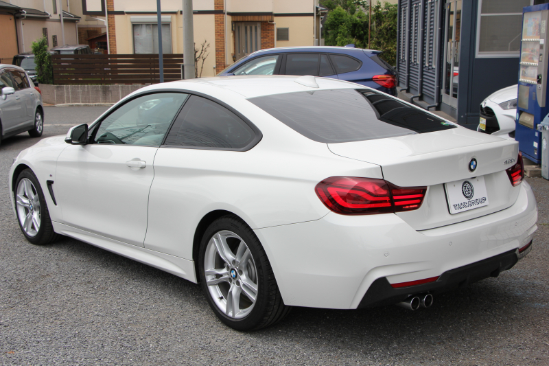 BMW 4シリーズ 420i ｸｰﾍﾟMｽﾎﾟｰﾂ 1ｵｰﾅ 最終ﾓﾃﾞﾙ 専用LEDｽﾓｰｸﾃｰﾙ&ｴｱﾛﾘｱﾃﾞｨﾌｭｰｻﾞｰ NEWﾙｰﾑﾐﾗｰ 追従ACC ﾚｰﾝC警告 LEDﾍｯﾄﾞﾗｲﾄ&ﾃｰﾙ ｼｰﾄﾋｰﾀｰ ﾀｯﾁ画面HDDﾅﾋﾞTV 液晶ﾒｰﾀｰ 衝突軽減ﾌﾞﾚｰｷ 車線逸脱警告 歩行者警告 Bｶﾒﾗ Bluetooth接続 ﾊﾟﾄﾞﾙｼﾌﾄ 2年保証