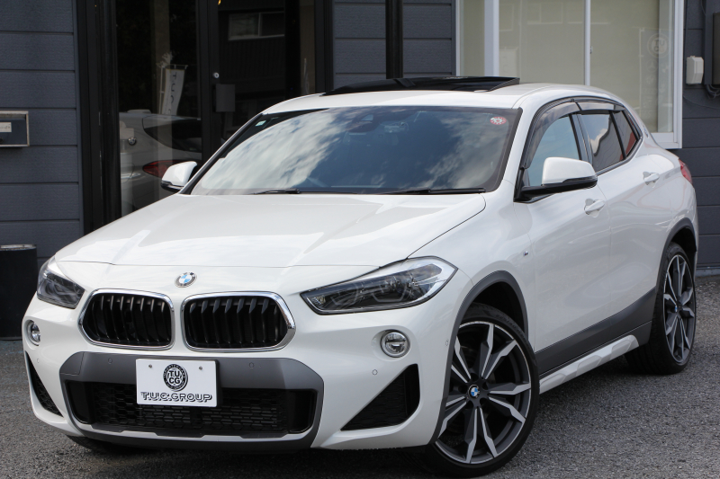 BMW X2 Xdrive20i MｽﾎﾟｰﾂX ﾃﾞﾋﾞｭｰ&ｾﾚｸﾄP ﾊｲﾗｲﾝ 4WD ﾊﾟﾉﾗﾏｻﾝﾙｰﾌ ｺﾝﾌｫｰﾄP 追従ACC HUD ﾋｰﾀｰ茶革 電動ｼｰﾄ 20AW ﾀｯﾁ画面HDDﾅﾋﾞBｶﾒﾗ Pｱｼｽﾄ ﾌﾙｾｸﾞTV CD&DVD再生可能 Bluetooth接続 Mﾘﾔｽﾎﾟｲﾗｰ 電動ﾄﾗﾝｸ LEDﾍｯﾄﾞﾗｲﾄ ｽﾏｰﾄｷｰ 8速AT 2年保証