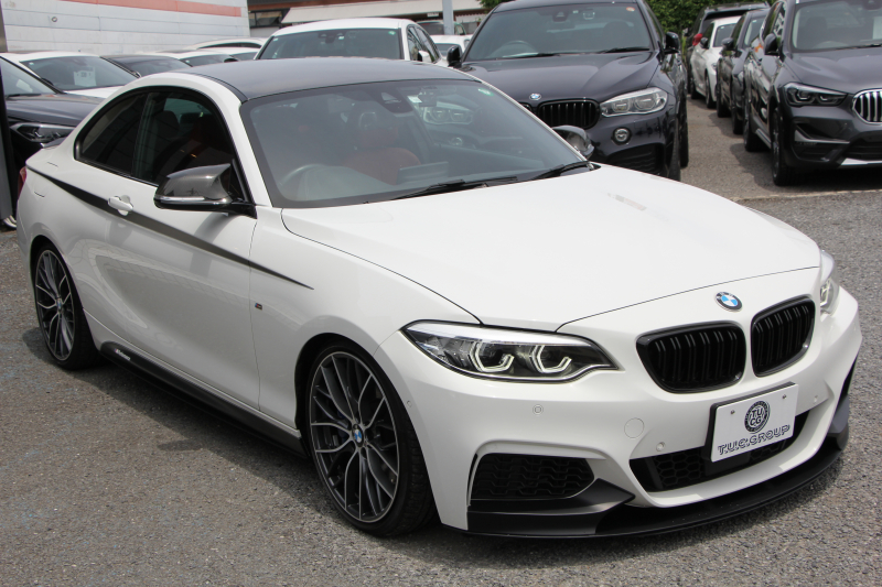 BMW 2シリーズ M240i ｸｰﾍﾟ後期 ﾌｪｲｽﾘﾌﾄ後 B58新ｴﾝｼﾞﾝ 直6ﾀｰﾎﾞ340馬力 ｺｰﾗﾙﾚｯﾄﾞﾚｻﾞｰ Mﾊﾟﾌｫｰﾏﾝｽｴｱﾛ&19AW H&Rｻｽ ｱﾀﾞﾌﾟﾃｨﾌﾞMｻｽ LEDﾍｯﾄﾞﾗｲﾄ&ﾃｰﾙ 追従ACC ﾀｯﾁ画面HDDﾅﾋﾞPｱｼｽﾄ ﾊﾟﾄﾞﾙｼﾌﾄ 2年保証