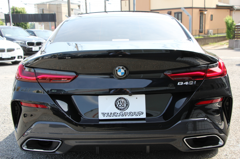 BMW 8シリーズ 840i ｸﾞﾗﾝｸｰﾍﾟMｽﾎﾟｰﾂ ﾊﾟﾉﾗﾏｻﾝﾙｰﾌ ﾒﾘﾉﾚｻﾞｰ ﾅｲﾄﾌﾞﾙｰ/ﾌﾞﾗｯｸindividualｺﾝﾋﾞｼｰﾄ ﾚｰｻﾞｰﾗｲﾄ ｵﾌﾟｼｮﾝ20AW ﾊｰﾏﾝｶｰﾄﾞﾝ ﾃﾞｨｽﾌﾟﾚｲｷｰ ﾘﾓｰﾄ Pｸﾘｽﾀﾙﾌｨﾆｯｼｭ 360度ｶﾒﾗ 追従ACC HUD 全席ﾋｰﾀｰ ﾌﾛﾝﾄﾍﾞﾝﾁﾚｰｼｮﾝ 2年保証