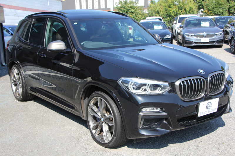 BMW X3 M40d ｾﾚｸﾄP 326馬力 3.0Lﾃﾞｨｰｾﾞﾙﾀｰﾎﾞﾊﾟﾉﾗﾏｻﾝﾙｰﾌ 全席ﾋｰﾀｰ茶革  ﾊｰﾏﾝｶｰﾄﾞﾝｻｳﾝﾄﾞHUD ﾘｱｼｰﾄ可倒調整 専用21AW Mｽﾎﾟｰﾂﾃﾞﾌ&ﾌﾞﾚｰｷ 追従ACC ｽﾃｱﾘﾝｸﾞｻﾎﾟｰﾄ ﾀｯﾁ画面HDDﾅﾋﾞTV 360度ｶﾒﾗ ｱﾝﾋﾞｴﾝﾄﾗｲﾄ 電動ﾄﾗﾝｸ 2年保証