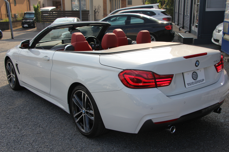 BMW 4シリーズ 440i ｶﾌﾞﾘｵﾚ Mｽﾎﾟｰﾂ ﾌｧｽﾄﾄﾗｯｸ&ﾌﾟﾗｽP 後期 ﾌｪｲｽﾘﾌﾄ後 1ｵｰﾅ ﾋｰﾀｰ赤革 ｴｱｶﾗｰ B58新ｴﾝｼﾞﾝ 326馬力 ｱﾀﾞﾌﾟﾃｨﾌﾞMｻｽ Mspﾌﾞﾚｰｷ HUD 追従ACC ﾚｰﾝﾁｪﾝｼﾞ警告 ﾊｰﾏﾝｶｰﾄﾞﾝ 液晶ﾒｰﾀｰ19AW ﾀｯﾁ画面HDDﾅﾋﾞTV LEDﾍｯﾄﾞﾗｲﾄ＆ﾃｰﾙ 2年保証