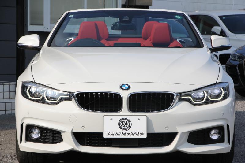 BMW 4シリーズ 440i ｶﾌﾞﾘｵﾚ Mｽﾎﾟｰﾂ ﾌｧｽﾄﾄﾗｯｸ&ﾌﾟﾗｽP 後期 ﾌｪｲｽﾘﾌﾄ後 1ｵｰﾅ ﾋｰﾀｰ赤革 ｴｱｶﾗｰ B58新ｴﾝｼﾞﾝ 326馬力 ｱﾀﾞﾌﾟﾃｨﾌﾞMｻｽ Mspﾌﾞﾚｰｷ HUD 追従ACC ﾚｰﾝﾁｪﾝｼﾞ警告 ﾊｰﾏﾝｶｰﾄﾞﾝ 液晶ﾒｰﾀｰ19AW ﾀｯﾁ画面HDDﾅﾋﾞTV LEDﾍｯﾄﾞﾗｲﾄ＆ﾃｰﾙ 2年保証