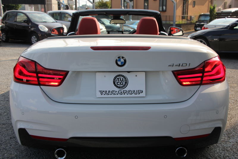 BMW 4シリーズ 440i ｶﾌﾞﾘｵﾚ Mｽﾎﾟｰﾂ ﾌｧｽﾄﾄﾗｯｸ&ﾌﾟﾗｽP 後期 ﾌｪｲｽﾘﾌﾄ後 1ｵｰﾅ ﾋｰﾀｰ赤革 ｴｱｶﾗｰ B58新ｴﾝｼﾞﾝ 326馬力 ｱﾀﾞﾌﾟﾃｨﾌﾞMｻｽ Mspﾌﾞﾚｰｷ HUD 追従ACC ﾚｰﾝﾁｪﾝｼﾞ警告 ﾊｰﾏﾝｶｰﾄﾞﾝ 液晶ﾒｰﾀｰ19AW ﾀｯﾁ画面HDDﾅﾋﾞTV LEDﾍｯﾄﾞﾗｲﾄ＆ﾃｰﾙ 2年保証