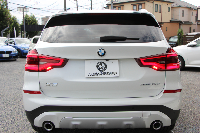 BMW X3 Xdrive20d Xﾗｲﾝ 真珠色 1ｵｰﾅ 全席ﾋｰﾀｰ茶革 HUD 追従ACC ｽﾃｱﾘﾝｸﾞｻﾎﾟｰﾄ 液晶ﾒｰﾀｰ ﾀｯﾁ画面対応HDDﾅﾋﾞTV LEDﾍｯﾄﾞﾗｲﾄ ｵｰﾄﾊｲﾋﾞｰﾑ 360度ｶﾒﾗ 電動ﾄﾗﾝｸ 衝突軽減ﾌﾞﾚｰｷ 車線逸脱警告 歩行者警告 2年保証