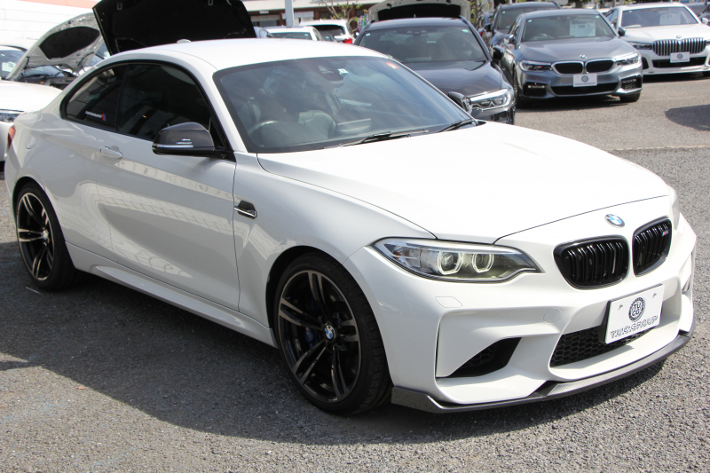 BMW Mシリーズ M2ｸｰﾍﾟMDCT 370馬力 直6ﾀｰﾎﾞ7速DCT ﾋｰﾀｰ黒革 ﾊｰﾏﾝｶｰﾄﾞﾝｻｳﾝﾄﾞiﾄﾞﾗｲﾌﾞHDDﾅﾋﾞBｶﾒﾗ 専用19AW 衝突軽減ﾌﾞﾚｰｷ 車線逸脱警告 歩行者警告 ﾌﾞﾚｰｷ付ｸﾙｺﾝ ｽﾏｰﾄｷｰ ｶｰﾎﾞﾝｲﾝﾃﾘｱﾄﾘﾑ ﾊﾟﾄﾞﾙｼﾌﾄ 2年保証