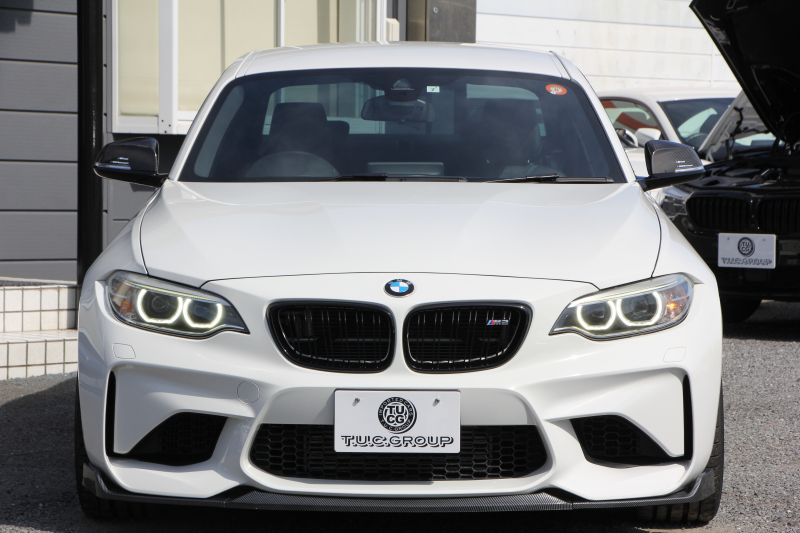 BMW Mシリーズ M2ｸｰﾍﾟMDCT 370馬力 直6ﾀｰﾎﾞ7速DCT ﾋｰﾀｰ黒革 ﾊｰﾏﾝｶｰﾄﾞﾝｻｳﾝﾄﾞiﾄﾞﾗｲﾌﾞHDDﾅﾋﾞBｶﾒﾗ 専用19AW 衝突軽減ﾌﾞﾚｰｷ 車線逸脱警告 歩行者警告 ﾌﾞﾚｰｷ付ｸﾙｺﾝ ｽﾏｰﾄｷｰ ｶｰﾎﾞﾝｲﾝﾃﾘｱﾄﾘﾑ ﾊﾟﾄﾞﾙｼﾌﾄ 2年保証