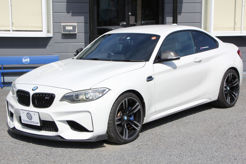 BMW Mシリーズ M2ｸｰﾍﾟMDCT 370馬力 直6ﾀｰﾎﾞ7速DCT ﾋｰﾀｰ黒革 ﾊｰﾏﾝｶｰﾄﾞﾝｻｳﾝﾄﾞiﾄﾞﾗｲﾌﾞHDDﾅﾋﾞBｶﾒﾗ 専用19AW 衝突軽減ﾌﾞﾚｰｷ 車線逸脱警告 歩行者警告 ﾌﾞﾚｰｷ付ｸﾙｺﾝ ｽﾏｰﾄｷｰ ｶｰﾎﾞﾝｲﾝﾃﾘｱﾄﾘﾑ ﾊﾟﾄﾞﾙｼﾌﾄ 2年保証