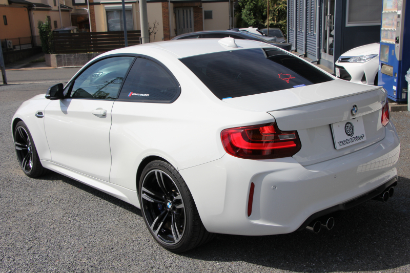 BMW Mシリーズ M2ｸｰﾍﾟMDCT 370馬力 直6ﾀｰﾎﾞ7速DCT ﾋｰﾀｰ黒革 ﾊｰﾏﾝｶｰﾄﾞﾝｻｳﾝﾄﾞiﾄﾞﾗｲﾌﾞHDDﾅﾋﾞBｶﾒﾗ 専用19AW 衝突軽減ﾌﾞﾚｰｷ 車線逸脱警告 歩行者警告 ﾌﾞﾚｰｷ付ｸﾙｺﾝ ｽﾏｰﾄｷｰ ｶｰﾎﾞﾝｲﾝﾃﾘｱﾄﾘﾑ ﾊﾟﾄﾞﾙｼﾌﾄ 2年保証