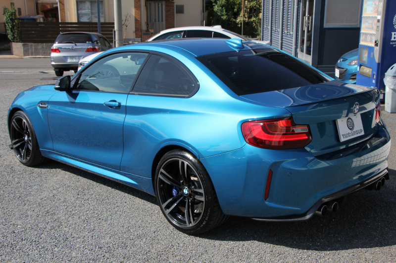 BMW Mシリーズ M2ｸｰﾍﾟMDCT 370馬力 直6ﾀｰﾎﾞ7速DCT ﾋｰﾀｰ黒革 Mﾊﾟﾌｫｰﾏﾝｽｽﾃｱﾘﾝｸﾞｶｰﾎﾞﾝﾘｯﾌﾟｽﾎﾟｲﾗｰ 3Ddesignｴｱﾛ HDDﾅﾋﾞBｶﾒﾗ 専用19AW 衝突軽減ﾌﾞﾚｰｷ 車線逸脱警告 歩行者警告 ﾌﾞﾚｰｷ付ｸﾙｺﾝ ｽﾏｰﾄｷｰ ｶｰﾎﾞﾝｲﾝﾃﾘｱﾄﾘﾑ ﾊﾟﾄﾞﾙｼﾌﾄ 2年保証