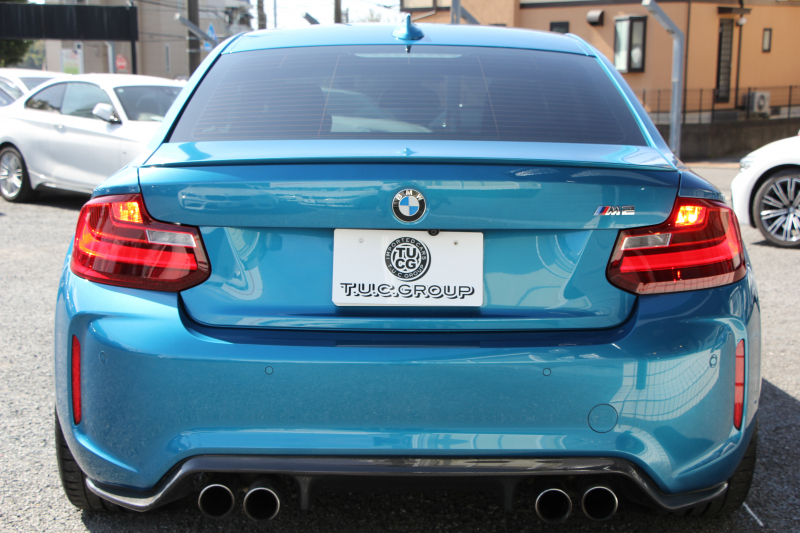 BMW Mシリーズ M2ｸｰﾍﾟMDCT 370馬力 直6ﾀｰﾎﾞ7速DCT ﾋｰﾀｰ黒革 Mﾊﾟﾌｫｰﾏﾝｽｽﾃｱﾘﾝｸﾞｶｰﾎﾞﾝﾘｯﾌﾟｽﾎﾟｲﾗｰ 3Ddesignｴｱﾛ HDDﾅﾋﾞBｶﾒﾗ 専用19AW 衝突軽減ﾌﾞﾚｰｷ 車線逸脱警告 歩行者警告 ﾌﾞﾚｰｷ付ｸﾙｺﾝ ｽﾏｰﾄｷｰ ｶｰﾎﾞﾝｲﾝﾃﾘｱﾄﾘﾑ ﾊﾟﾄﾞﾙｼﾌﾄ 2年保証