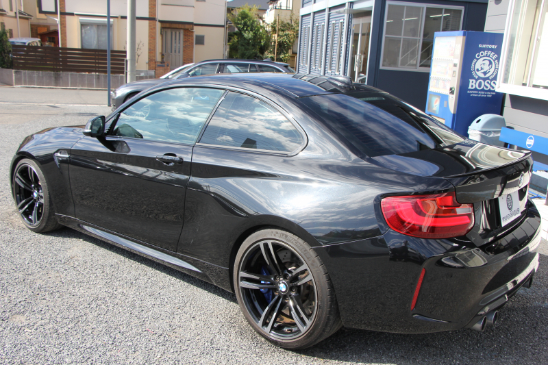 BMW Mシリーズ M2ｸｰﾍﾟMDCT 370馬力 直6ﾀｰﾎﾞ7速DCT ﾋｰﾀｰ黒革 ﾊｰﾏﾝｶｰﾄﾞﾝｻｳﾝﾄﾞH&Rｻｽ iﾄﾞﾗｲﾌﾞHDDﾅﾋﾞBｶﾒﾗ 専用19AW 衝突軽減ﾌﾞﾚｰｷ 車線逸脱警告 歩行者警告 ﾌﾞﾚｰｷ付ｸﾙｺﾝ ｽﾏｰﾄｷｰ ｶｰﾎﾞﾝｲﾝﾃﾘｱﾄﾘﾑ ﾊﾟﾄﾞﾙｼﾌﾄ 2年保証