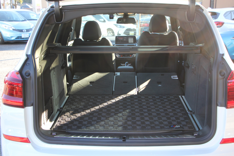 BMW X3 M40d ｾﾚｸﾄP 326馬力 3.0Lﾃﾞｨｰｾﾞﾙﾀｰﾎﾞﾊﾟﾉﾗﾏｻﾝﾙｰﾌ 全席ﾋｰﾀｰ黒革  ﾊｰﾏﾝｶｰﾄﾞﾝｻｳﾝﾄﾞHUD ﾘｱｼｰﾄ可倒調整 専用21AW Mｽﾎﾟｰﾂﾃﾞﾌ&ﾌﾞﾚｰｷ 追従ACC ｽﾃｱﾘﾝｸﾞｻﾎﾟｰﾄ ﾀｯﾁ画面HDDﾅﾋﾞTV 360度ｶﾒﾗ ｱﾝﾋﾞｴﾝﾄﾗｲﾄ 電動ﾄﾗﾝｸ 2年保証