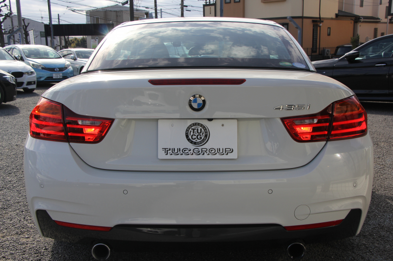 BMW 4シリーズ 435i ｶﾌﾞﾘｵﾚ Mｽﾎﾟｰﾂ 電動ｵｰﾌﾟﾝ 直6ﾀｰﾎﾞ306馬力 N55B30Aｴﾝｼﾞﾝ ﾋｰﾀｰ黒革 追従ACC LEDﾍｯﾄﾞﾗｲﾄ HUD 19AW HDDﾅﾋﾞﾌﾙｾｸﾞTV 衝突軽減ﾌﾞﾚｰｷ 車線逸脱警告 歩行者警告 ﾊﾟﾄﾞﾙｼﾌﾄ 8速AT 2年保証