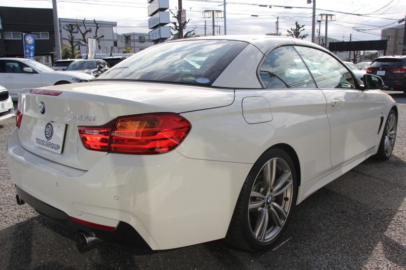 BMW 4シリーズ 435i ｶﾌﾞﾘｵﾚ Mｽﾎﾟｰﾂ 電動ｵｰﾌﾟﾝ 直6ﾀｰﾎﾞ306馬力 N55B30Aｴﾝｼﾞﾝ ﾋｰﾀｰ黒革 追従ACC LEDﾍｯﾄﾞﾗｲﾄ HUD 19AW HDDﾅﾋﾞﾌﾙｾｸﾞTV 衝突軽減ﾌﾞﾚｰｷ 車線逸脱警告 歩行者警告 ﾊﾟﾄﾞﾙｼﾌﾄ 8速AT 2年保証