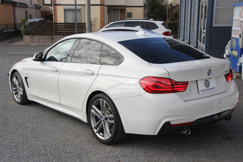 BMW 4シリーズ 440i ｸﾞﾗﾝｸｰﾍﾟMｽﾎﾟｰﾂ ﾌﾟﾗｽP 後期 1ｵ-ﾅ ﾋｰﾀｰ赤革 B58ｴﾝｼﾞﾝ 直6ﾀｰﾎﾞ326馬力 ﾊｰﾏﾝｶｰﾄﾞﾝ ｱﾀﾞﾌﾟﾃｨﾌﾞMｻｽ Mspﾌﾞﾚｰｷ 追従ACC ﾚｰﾝﾁｪﾝｼﾞ警告 19AW HDDﾅﾋﾞTV LEDﾍｯﾄﾞﾗｲﾄ＆ﾃｰﾙ 2年保証