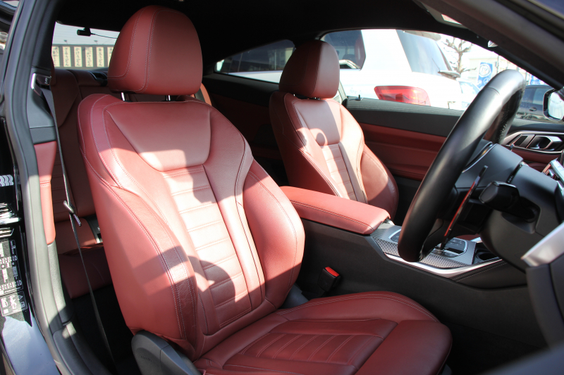 BMW 4シリーズ M440i Xdrive ｸｰﾍﾟｲﾉﾍﾞｰｼｮﾝP 4WD ﾋｰﾀｰ赤革 BMWﾚｰｻﾞｰﾗｲﾄ ﾊｰﾏﾝｶｰﾄﾞﾝ 387馬力 H&Rﾀﾞｳﾝｻｽ 3Ddesignｴｱﾛ&4本出しﾏﾌﾗｰ ｱﾀﾞﾌﾟﾃｨﾌﾞMｻｽ 追従ACC HUD 360度ｶﾒﾗ 電動ﾄﾗﾝｸ BMWﾗｲﾌﾞｺｯｸﾋﾟｯﾄ ﾀｯﾁ画面HDDﾅﾋﾞTV Applecarplay 2年保証