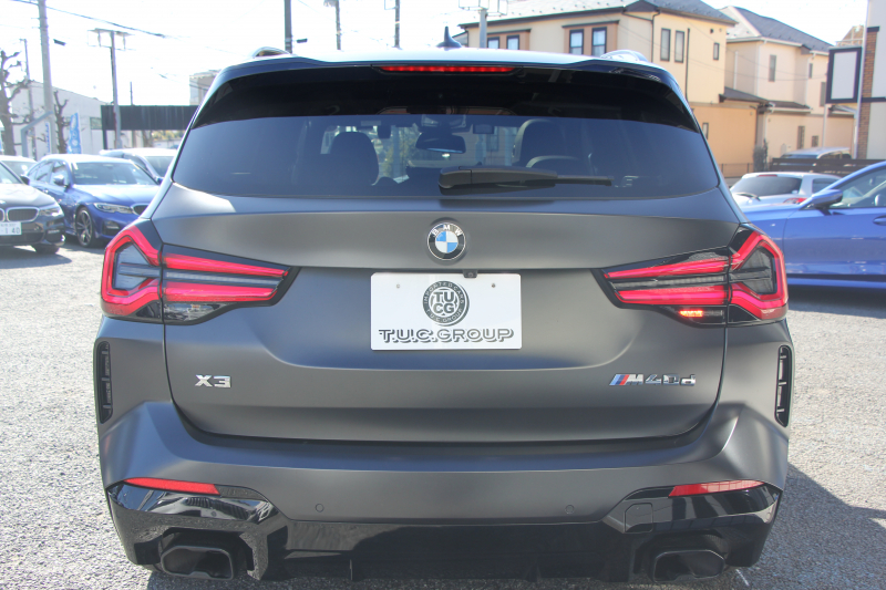 BMW X3 M40d Mｽﾎﾟｰﾂｴﾃﾞｨｼｮﾝ 30台限定車 後期ﾓﾃﾞﾙ Individualﾏｯﾄﾌﾞﾗｯｸ ｾﾚｸﾄP ﾏｲﾙﾄﾞHV ﾊﾟﾉﾗﾏｻﾝR 全席ﾋｰﾀｰ黒革 ﾊｰﾏﾝｶｰﾄﾞﾝ ｱﾀﾞﾌﾟﾃｨﾌﾞMｻｽ ﾘｱｼｰﾄ可倒調整 Mｼｰﾄﾍﾞﾙﾄ ﾚｯﾄﾞｷｬﾘﾊﾟｰ 追従ACC HUD ｱｯﾌﾟﾙｶｰﾌﾟﾚｲ  ﾀｯﾁ画面ﾅﾋﾞ2年保証