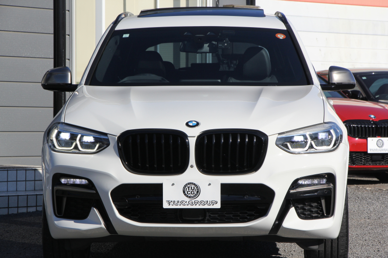 BMW X3 M40i ｾﾚｸﾄP ﾊﾟﾉﾗﾏｻﾝﾙｰﾌ 全席ﾋｰﾀｰ黒革 ﾊｰﾏﾝｶｰﾄﾞﾝ 387馬力 直6ｶﾞｿﾘﾝﾀｰﾎﾞBMWﾗｲﾌﾞｺｯｸﾋﾟｯﾄﾞｱﾀﾞﾌﾟﾃｨﾌﾞMｻｽ Mｽﾎﾟｰﾂﾌﾞﾚｰｷ ﾘｱｼｰﾄ可倒調整 360度ｶﾒﾗ ﾀｯﾁ画面HDDﾅﾋﾞTV ｱｯﾌﾟﾙｶｰﾌﾟﾚｲ LEDﾍｯﾄﾞﾗｲﾄ 電動ﾄﾗﾝｸ 2年保証