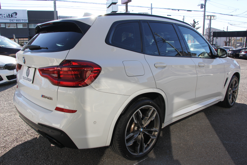 BMW X3 M40i ｾﾚｸﾄP ﾊﾟﾉﾗﾏｻﾝﾙｰﾌ 全席ﾋｰﾀｰ黒革 ﾊｰﾏﾝｶｰﾄﾞﾝ 387馬力 直6ｶﾞｿﾘﾝﾀｰﾎﾞBMWﾗｲﾌﾞｺｯｸﾋﾟｯﾄﾞｱﾀﾞﾌﾟﾃｨﾌﾞMｻｽ Mｽﾎﾟｰﾂﾌﾞﾚｰｷ ﾘｱｼｰﾄ可倒調整 360度ｶﾒﾗ ﾀｯﾁ画面HDDﾅﾋﾞTV ｱｯﾌﾟﾙｶｰﾌﾟﾚｲ LEDﾍｯﾄﾞﾗｲﾄ 電動ﾄﾗﾝｸ 2年保証