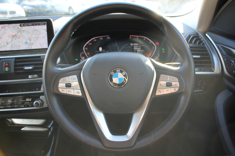BMW X3 Xdrive20d Xﾗｲﾝ ﾊｲﾗｲﾝ 中期ﾓﾃﾞﾙ 型式3DA-UZ20 1ｵｰﾅ BMWﾗｲﾌﾞｺｯｸﾋﾟｯﾄ 変更後HDDﾅﾋﾞApplecarplay 全席ﾋｰﾀｰ黒革 ﾘｱｼｰﾄ可倒調整 HUD 追従ACC ｽﾃｱﾘﾝｸﾞｻﾎﾟｰﾄ LEDﾍｯﾄﾞﾗｲﾄ 電動ﾄﾗﾝｸ 360度ｶﾒﾗ 2年保証