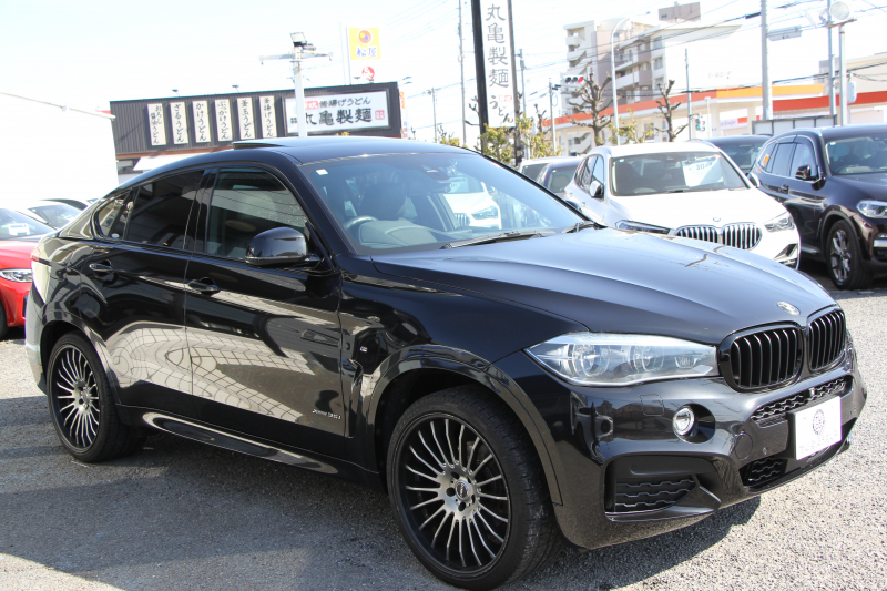BMW X6 Xdrive35i Mｽﾎﾟｰﾂ ｾﾚｸﾄP ｻﾝﾙｰﾌ 全席ﾋｰﾀｰ黒革 TWS22ｲﾝﾁAW LEDﾍｯﾄﾞﾗｲﾄ ｱﾀﾞﾌﾟﾃｨﾌﾞMｻｽ 全ﾄﾞｱｿﾌﾄｸﾛｰｽﾞiﾄﾞﾗｲﾌﾞHDDﾅﾋﾞTV 360度ｶﾒﾗ 電動ﾄﾗﾝｸ 追従ACC HUD 衝突軽減ﾌﾞﾚｰｷ 車線逸脱警告 歩行者警告 2年保証