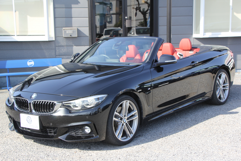 BMW 4シリーズ 440i ｶﾌﾞﾘｵﾚ Mｽﾎﾟｰﾂ ﾌﾟﾗｽP 後期 ﾌｪｲｽﾘﾌﾄ後 ｺｰﾗﾙﾚｯﾄﾞﾚｻﾞｰ ｼｰﾄﾋｰﾀｰ ｴｱｶﾗｰ B58新ｴﾝｼﾞﾝ 326馬力 19AW HUD 追従ACC ﾚｰﾝﾁｪﾝｼﾞ警告 ﾊｰﾏﾝｶｰﾄﾞﾝ 液晶ﾒｰﾀｰ ﾀｯﾁ画面HDDﾅﾋﾞTV LEDﾍｯﾄﾞﾗｲﾄ&ﾃｰﾙ 2年保証