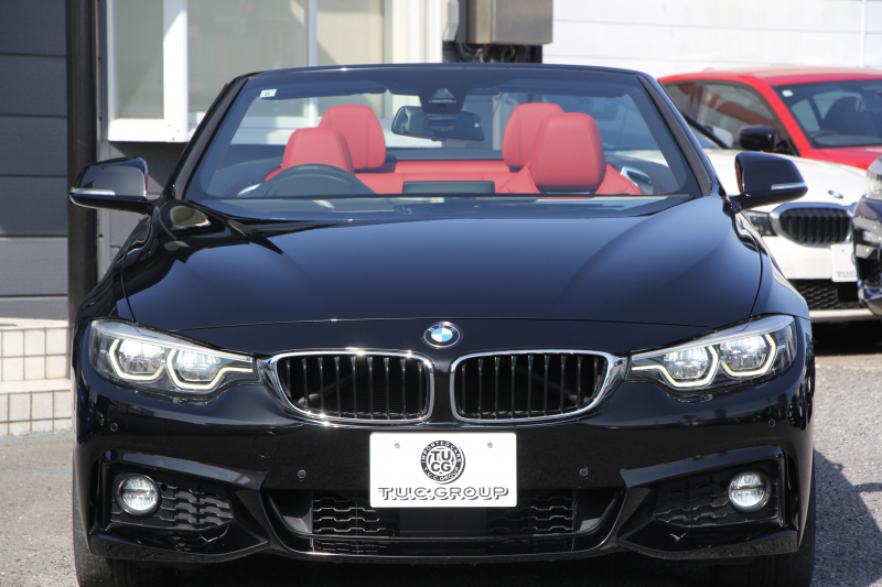 BMW 4シリーズ 440i ｶﾌﾞﾘｵﾚ Mｽﾎﾟｰﾂ ﾌﾟﾗｽP 後期 ﾌｪｲｽﾘﾌﾄ後 ｺｰﾗﾙﾚｯﾄﾞﾚｻﾞｰ ｼｰﾄﾋｰﾀｰ ｴｱｶﾗｰ B58新ｴﾝｼﾞﾝ 326馬力 19AW HUD 追従ACC ﾚｰﾝﾁｪﾝｼﾞ警告 ﾊｰﾏﾝｶｰﾄﾞﾝ 液晶ﾒｰﾀｰ ﾀｯﾁ画面HDDﾅﾋﾞTV LEDﾍｯﾄﾞﾗｲﾄ&ﾃｰﾙ 2年保証