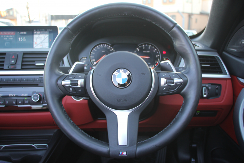 BMW 4シリーズ 440i ｶﾌﾞﾘｵﾚ Mｽﾎﾟｰﾂ ﾌﾟﾗｽP 後期 ﾌｪｲｽﾘﾌﾄ後 ｺｰﾗﾙﾚｯﾄﾞﾚｻﾞｰ ｼｰﾄﾋｰﾀｰ ｴｱｶﾗｰ B58新ｴﾝｼﾞﾝ 326馬力 19AW HUD 追従ACC ﾚｰﾝﾁｪﾝｼﾞ警告 ﾊｰﾏﾝｶｰﾄﾞﾝ 液晶ﾒｰﾀｰ ﾀｯﾁ画面HDDﾅﾋﾞTV LEDﾍｯﾄﾞﾗｲﾄ&ﾃｰﾙ 2年保証