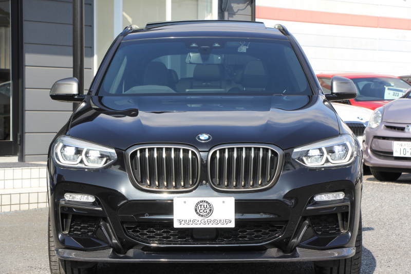 BMW X3 M40d ｾﾚｸﾄP 326馬力 3.0Lﾃﾞｨｰｾﾞﾙﾀｰﾎﾞﾊﾟﾉﾗﾏｻﾝﾙｰﾌ 全席ﾋｰﾀｰ黒革 ﾊｰﾏﾝｶｰﾄﾞﾝｻﾗｳﾝﾄﾞ3Ddesignｶｰﾎﾞﾝｽﾎﾟｲﾗｰ HUD 専用21AW Mｽﾎﾟｰﾂﾃﾞﾌ&ﾌﾞﾚｰｷ 追従ACC ｽﾃｱﾘﾝｸﾞｻﾎﾟｰﾄ ﾀｯﾁ画面HDDﾅﾋﾞTV 360度ｶﾒﾗ 電動ﾄﾗﾝｸ 2年保証