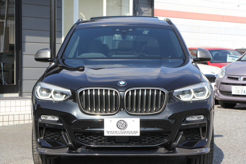 BMW X3 M40d ｾﾚｸﾄP 326馬力 3.0Lﾃﾞｨｰｾﾞﾙﾀｰﾎﾞﾊﾟﾉﾗﾏｻﾝﾙｰﾌ 全席ﾋｰﾀｰ黒革 ﾊｰﾏﾝｶｰﾄﾞﾝｻﾗｳﾝﾄﾞ3Ddesignｶｰﾎﾞﾝｽﾎﾟｲﾗｰ HUD 専用21AW Mｽﾎﾟｰﾂﾃﾞﾌ&ﾌﾞﾚｰｷ 追従ACC ｽﾃｱﾘﾝｸﾞｻﾎﾟｰﾄ ﾀｯﾁ画面HDDﾅﾋﾞTV 360度ｶﾒﾗ 電動ﾄﾗﾝｸ 2年保証