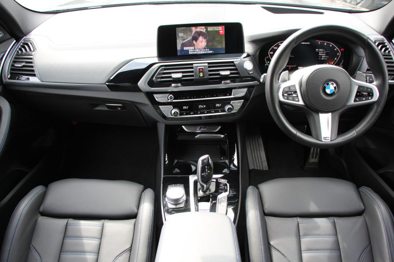 BMW X3 M40i ｾﾚｸﾄP ﾌｧｽﾄﾄﾗｯｸP 387馬力 直6ﾀｰﾎﾞﾊﾟﾉﾗﾏｻﾝﾙｰﾌ ﾊｰﾏﾝｶｰﾄﾞﾝｻｳﾝﾄﾞﾋｰﾀｰ黒革 Mｽﾎﾟｰﾂｼｰﾄ ｱﾀﾞﾌﾟﾃｨﾌﾞMｻｽ individual21AW BMWﾗｲﾌﾞｺｯｸﾋﾟｯﾄﾞﾘｱｼｰﾄ可倒調整 360度ｶﾒﾗ ﾀｯﾁ画面HDDﾅﾋﾞTV ｱｯﾌﾟﾙｶｰﾌﾟﾚｲ 2年保証