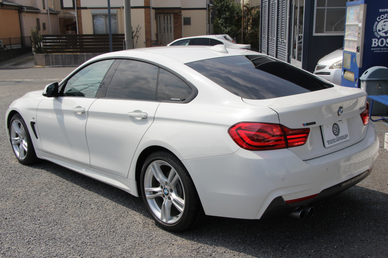BMW 4シリーズ 420i ｸﾞﾗﾝｸｰﾍﾟMｽﾎﾟｰﾂ 後期 ﾌｪｲｽﾘﾌﾄ後 ｼｰﾄﾋｰﾀｰ 追従ACC LEDﾍｯﾄﾞﾗｲﾄ&ﾃｰﾙ&ﾌｫｸﾞﾀｯﾁ画面HDDﾅﾋﾞTV Bｶﾒﾗ 電動ﾄﾗﾝｸ ｽﾏｰﾄｷｰ 液晶ﾒｰﾀｰ Hi-fiｽﾋﾟｰｶｰ 衝突軽減ﾌﾞﾚｰｷ 車線逸脱警告 歩行者警告 18AW 2年保証
