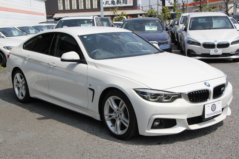 BMW 4シリーズ 420i ｸﾞﾗﾝｸｰﾍﾟMｽﾎﾟｰﾂ 後期 ﾌｪｲｽﾘﾌﾄ後 ｼｰﾄﾋｰﾀｰ 追従ACC LEDﾍｯﾄﾞﾗｲﾄ&ﾃｰﾙ&ﾌｫｸﾞﾀｯﾁ画面HDDﾅﾋﾞTV Bｶﾒﾗ 電動ﾄﾗﾝｸ ｽﾏｰﾄｷｰ 液晶ﾒｰﾀｰ Hi-fiｽﾋﾟｰｶｰ 衝突軽減ﾌﾞﾚｰｷ 車線逸脱警告 歩行者警告 18AW 2年保証