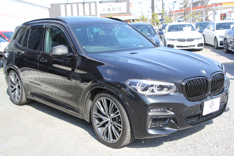 BMW X3 M40d ｾﾚｸﾄP NEWｲﾝﾃﾘｱ 326馬力 3.0Lﾃﾞｨｰｾﾞﾙﾀｰﾎﾞﾊﾟﾉﾗﾏｻﾝﾙｰﾌ 全ﾋｰﾀｰ黒革 ﾊｰﾏﾝｶｰﾄﾞﾝ BMWﾗｲﾌﾞｺｯｸﾋﾟｯﾄ 新HDDﾅﾋﾞｱｯﾌﾟﾙｶｰﾌﾟﾚｲ Individual21AW HUD Mｽﾎﾟｰﾂﾃﾞﾌ&ﾌﾞﾚｰｷ 追従ACC ﾀｯﾁ画面HDDﾅﾋﾞTV 360度ｶﾒﾗ 電動ﾄﾗﾝｸ 2年保証
