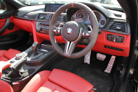 BMW 4シリーズ 435i ｶﾌﾞﾘｵﾚ Mｽﾎﾟｰﾂ 直6ﾀｰﾎﾞ306馬力 ﾋｰﾀｰ赤革 ﾊｲﾊﾟｰﾌｫｰｼﾞﾄﾞ20AW ﾋﾞﾙｼｭﾀｲﾝ車高調 Mﾊﾟﾌｫｰﾏﾝｽﾌﾞﾚｰｷ ｵﾚﾝｼﾞｷｬﾘﾊﾟｰ 追従ACC HUD LEDﾍｯﾄﾞﾗｲﾄ 衝突軽減ﾌﾞﾚｰｷ 車線逸脱警告 歩行者警告 HDDﾅﾋﾞTV 2年保証