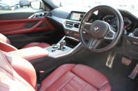 BMW 4シリーズ M440i Xdrive ｸｰﾍﾟｲﾉﾍﾞｰｼｮﾝP 4WD ﾋｰﾀｰ赤革 BMWﾚｰｻﾞｰﾗｲﾄ ﾊｰﾏﾝｶｰﾄﾞﾝ 387馬力 H&Rﾀﾞｳﾝｻｽ 3Ddesignｴｱﾛ&4本出しﾏﾌﾗｰ ｱﾀﾞﾌﾟﾃｨﾌﾞMｻｽ 追従ACC HUD 360度ｶﾒﾗ 電動ﾄﾗﾝｸ BMWﾗｲﾌﾞｺｯｸﾋﾟｯﾄ ﾀｯﾁ画面HDDﾅﾋﾞTV Applecarplay 2年保証