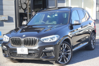 BMW X3 M40d ｾﾚｸﾄP 326馬力 3.0Lﾃﾞｨｰｾﾞﾙﾀｰﾎﾞﾊﾟﾉﾗﾏｻﾝﾙｰﾌ 全席ﾋｰﾀｰ黒革  ﾊｰﾏﾝｶｰﾄﾞﾝｻｳﾝﾄﾞHUD 専用21AW Mｽﾎﾟｰﾂﾃﾞﾌ&ﾌﾞﾚｰｷ 追従ACC ｽﾃｱﾘﾝｸﾞｻﾎﾟｰﾄ ﾀｯﾁ画面HDDﾅﾋﾞTV 360度ｶﾒﾗ ｱﾝﾋﾞｴﾝﾄﾗｲﾄ 電動ﾄﾗﾝｸ 2年保証