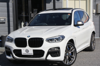 BMW X3 M40i ｾﾚｸﾄP ﾊﾟﾉﾗﾏｻﾝﾙｰﾌ 全席ﾋｰﾀｰ黒革 ﾊｰﾏﾝｶｰﾄﾞﾝ 387馬力 直6ｶﾞｿﾘﾝﾀｰﾎﾞBMWﾗｲﾌﾞｺｯｸﾋﾟｯﾄﾞｱﾀﾞﾌﾟﾃｨﾌﾞMｻｽ Mｽﾎﾟｰﾂﾌﾞﾚｰｷ ﾘｱｼｰﾄ可倒調整 360度ｶﾒﾗ ﾀｯﾁ画面HDDﾅﾋﾞTV ｱｯﾌﾟﾙｶｰﾌﾟﾚｲ LEDﾍｯﾄﾞﾗｲﾄ 電動ﾄﾗﾝｸ 2年保証